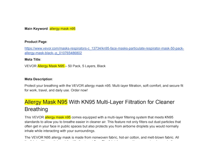 write engaging product descriptions